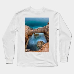 Ancient fish tank in Crete Long Sleeve T-Shirt